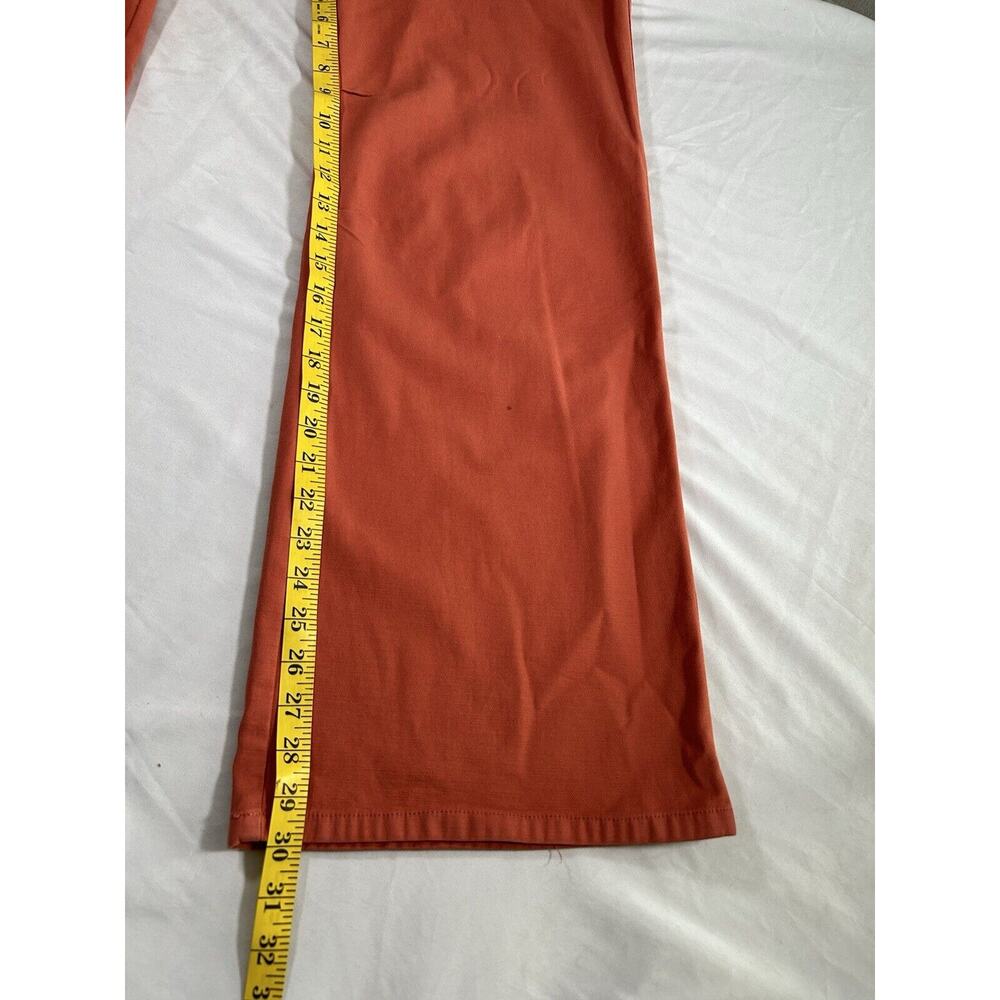 Pilcro Painted Puddle Flare Cargo Pants Womens Size 28 Burnt Orange Boho - Picture 13 of 14